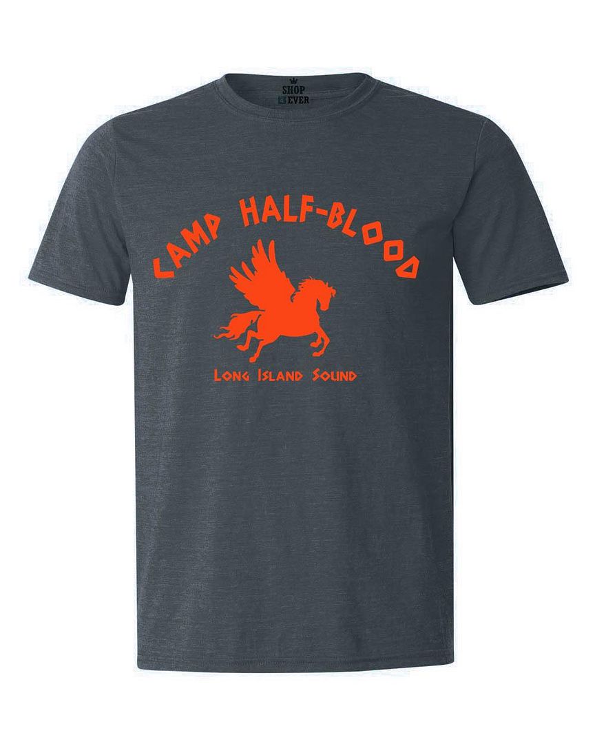 Orange Camp Half Blood Tshirt Book Quote Sayings Heather Shirts eBay